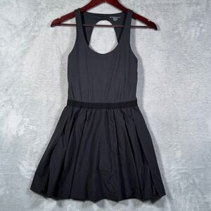 Beyond Yoga Dress Womens XS Black Fit Racerback Score Pleated Shorts $128